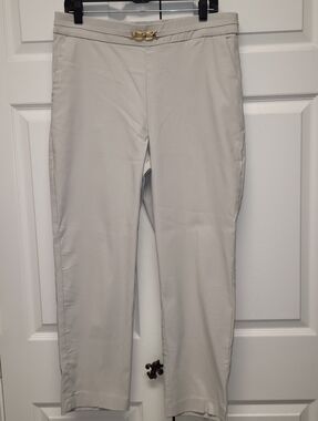 NWT GREY GHOST LUXE STRETCH PULL-ON ANKLE PANTS LARGE